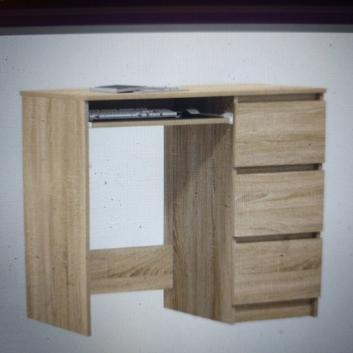 Desk made of engineered wood, new