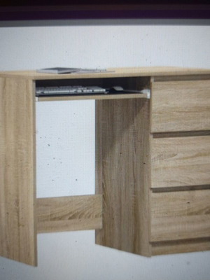 Desk made of engineered wood, new