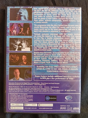 Nirvana Nevermind DVD used, rock documentary