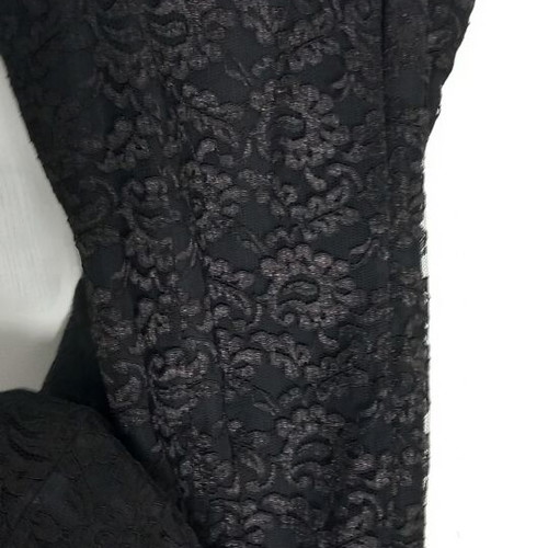 Elegant lace and muslin women's set like new, black