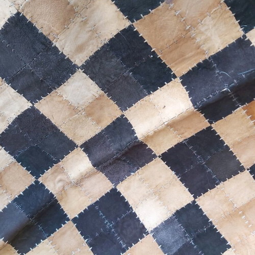Decorative leather pillowcases new, 60×60 cm