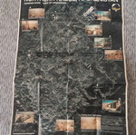 Metal Gear Solid Phantom Pain Poster Map like new