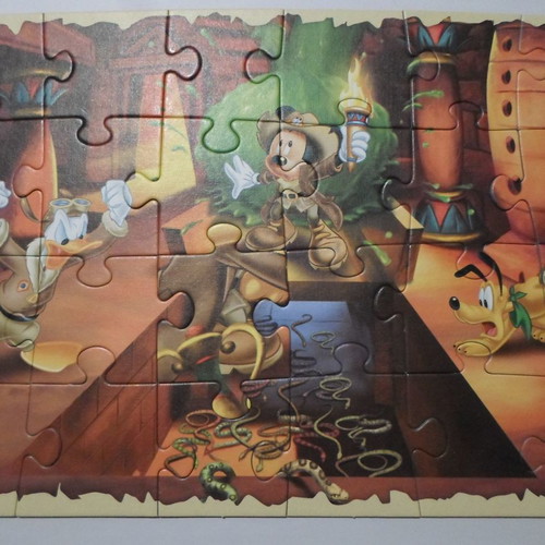 Disney children's puzzles used, pack of 12