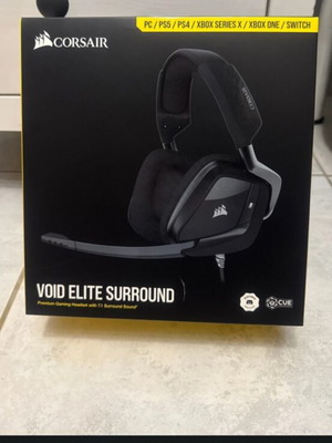 Corsair VOID ELITE SURROUND gaming headphones like new