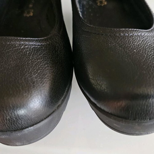 Envie leather ballerinas with 5cm heel, like new, size 39, black