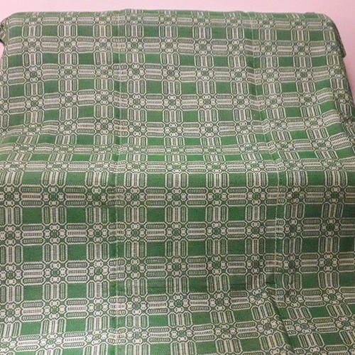 Woven loom blanket green all-wool new