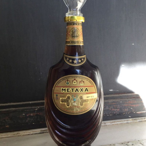 Collectible Metaxa 5 Stars Decanter 1970s new with original box