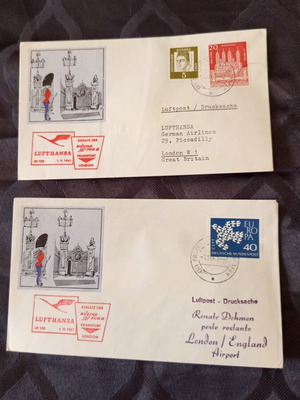 First Flights Germany Lufthansa 1961 used