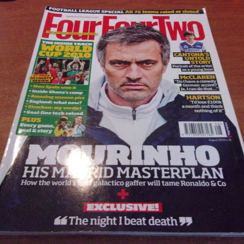 Four Four Two August 2010 issue like new, World Cup special
