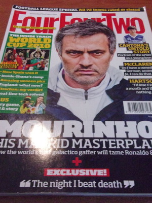 Four Four Two August 2010 issue like new, World Cup special