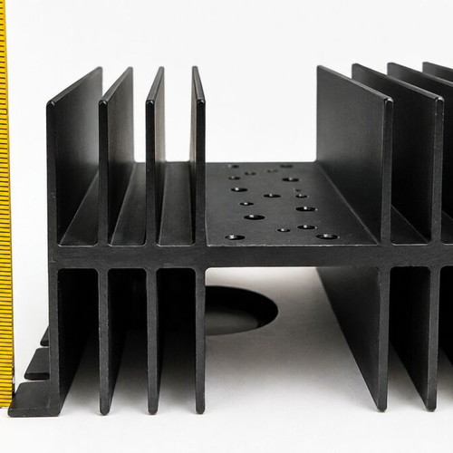 Aluminum Heat Sink Black Anodized used for Power Transistors