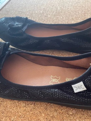 Μπαλαρίνες μαύρες Νο 35 Citrouille et Compagnie σαν καινούργιο