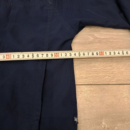 Adidas vintage jacket navy blue with white stripes, used