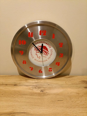 Olympiacos wall clock authentic used