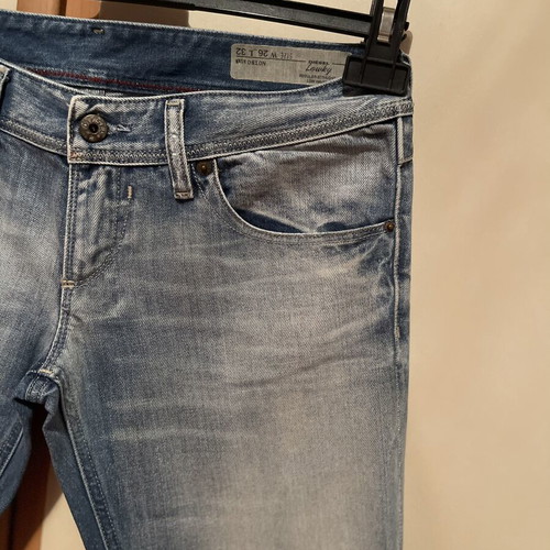 Diesel jeans, straight fit, blue, size S