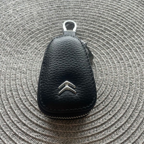 Citroen Car Key Leather Case New Black