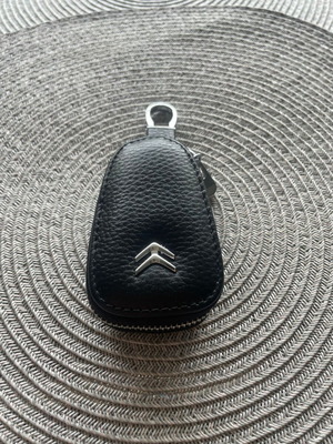 Citroen Car Key Leather Case New Black