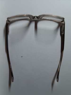 Children's dark-colored eyeglasses used