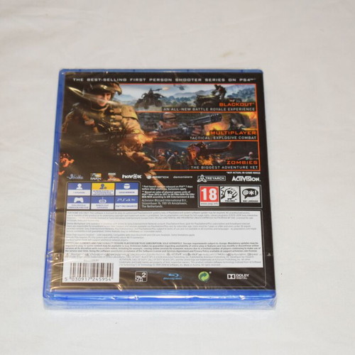 Call of Duty Black Ops 4 PS4 new, factory sealed