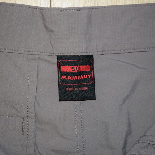 Mammut ¾ pant men size 50 gray like new