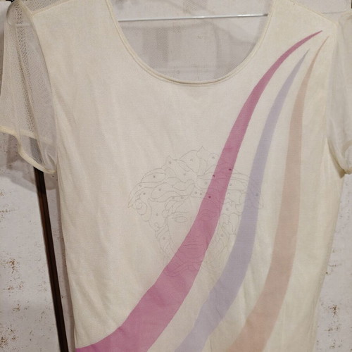 Versace original Y2K blouse, multicolour