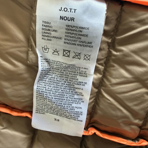 JOTT Nour down jacket, women's size S, beige