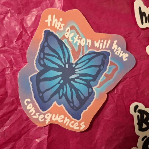 Life is Strange fanmade vinyl sticker set new, 7 pieces