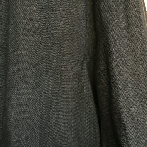 100% linen robe navy blue, size M, like new