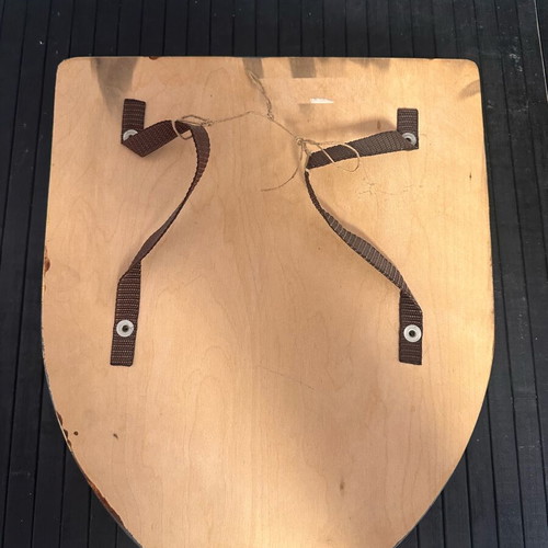 Handmade wall decoration with revolver replica, new
