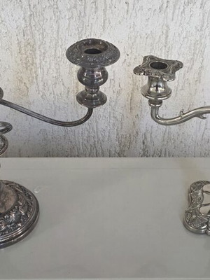 Very old candlesticks like new
