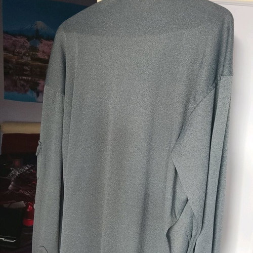 Shirt jacket like new, gray, size L
