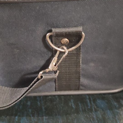 Large toiletry bag used, black