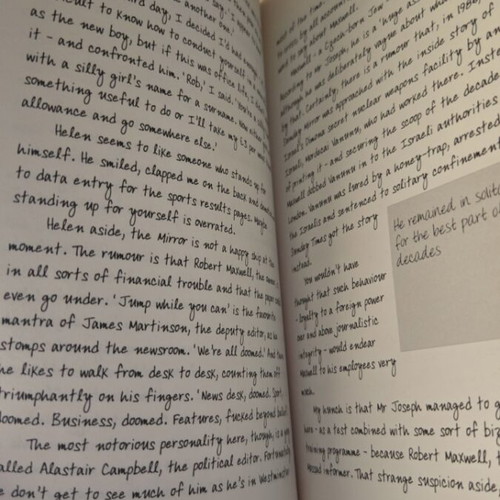 Spooks Adam Carter Revealed book used, English