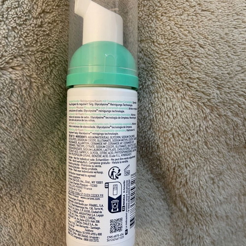 CeraVe Balancing Air Foam Cleanser 50ml new travel size