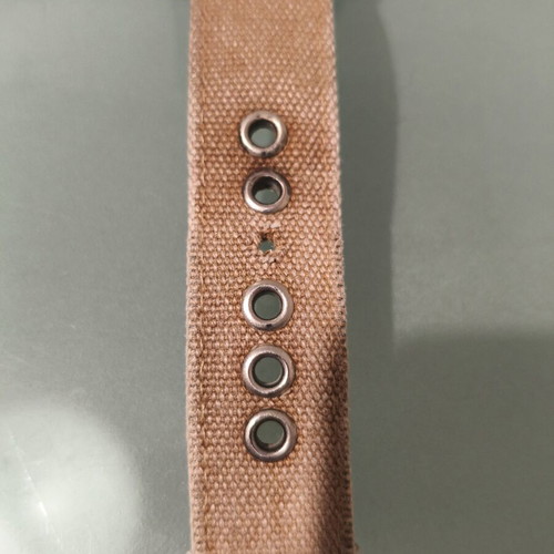 FEMA Quartz B1059 men's watch used, beige fabric strap