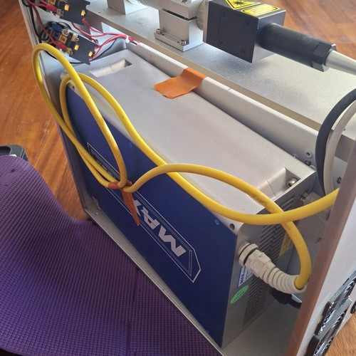 Desktop Optical Fiber Laser Marking Machine used