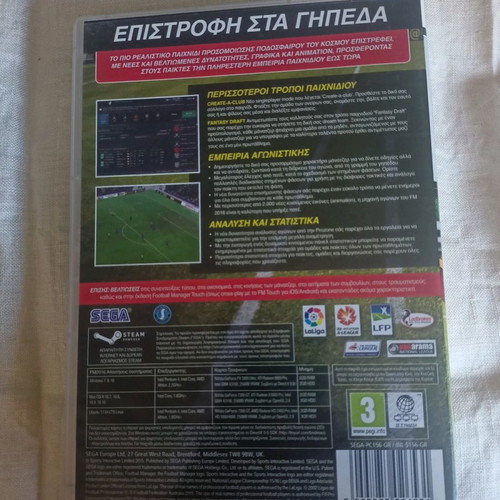 Football Manager 2016 video game like new