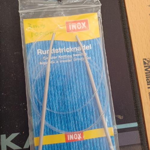 Circular knitting needles 3mm like new, 100cm