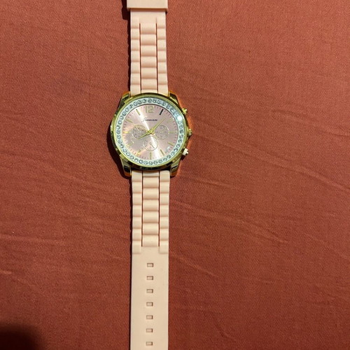 Jianan women's wristwatch used, soft pink