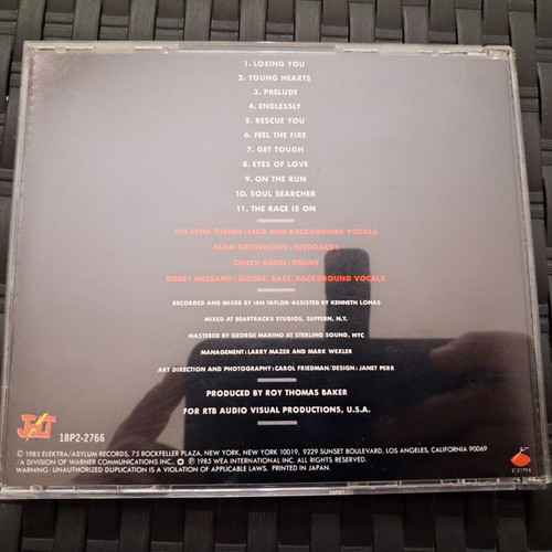 Joe Lynn Turner Rescue You CD Japan obi like new, rock