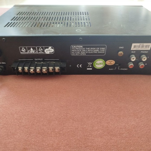 Show SA-30 microphone amplifier used, 30W RMS