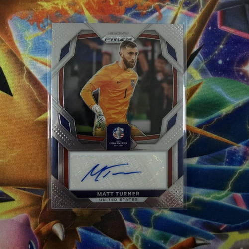Matt Turner Auto Panini Prizm Copa America autograph card