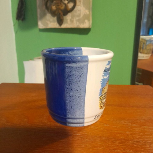 Souvenir mug Acropolis Athens old