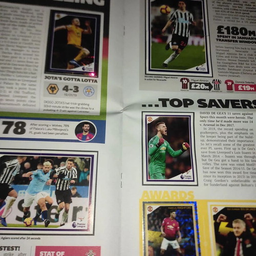 Panini Premier League 2019-2020 tabloid album like new