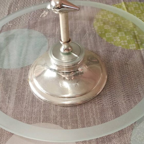 Serving platter like new decorative with footed base