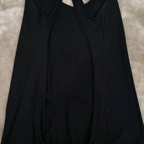 Backless top black, like new, size M