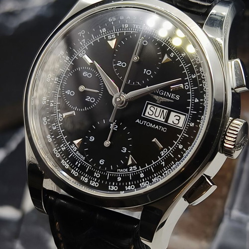 Longines Heritage 1954 Automatic Chronograph used, Ref. L2.747.4