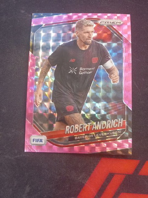 Robert Andrich Pink Refractor Prizm Panini Card Like New