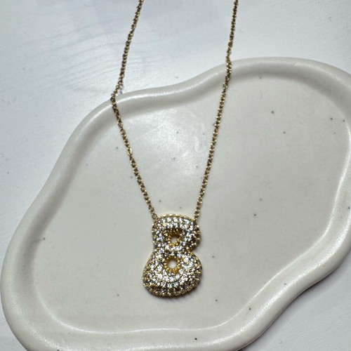 Monogram bubble new, gold color
