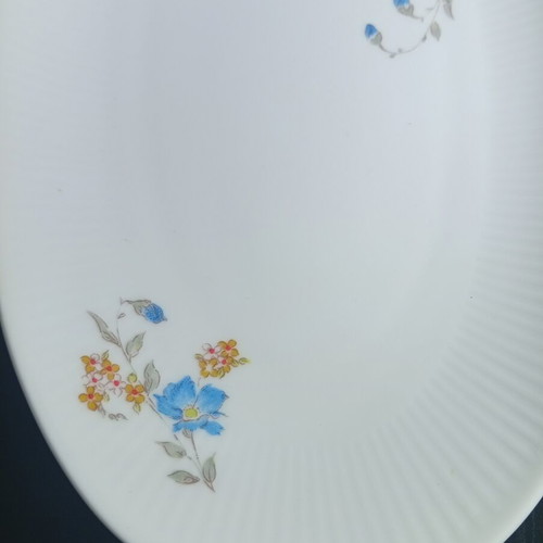 Vintage Seltmann Weiden Bavaria set of 2 small oval porcelain platters